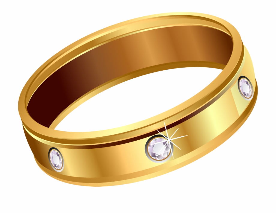 gold ring clipart
