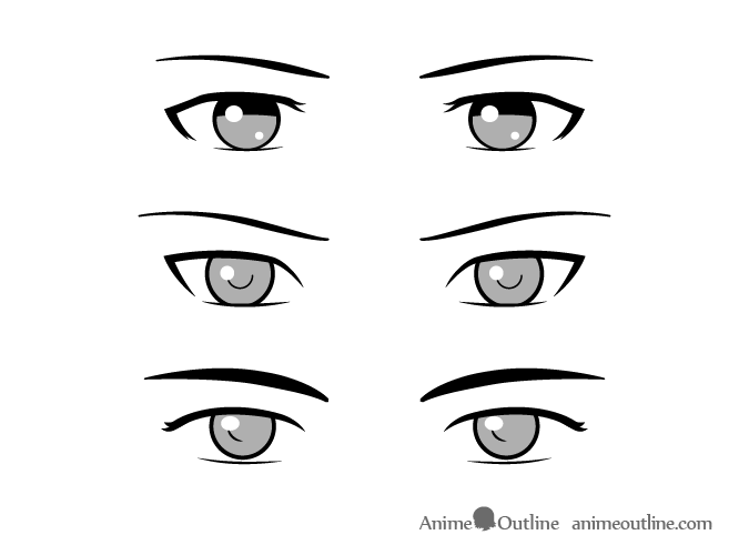 Male Anime Eyes Png