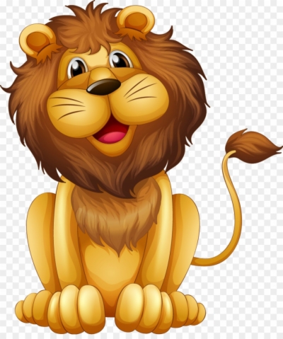 cartoon lion vector png
