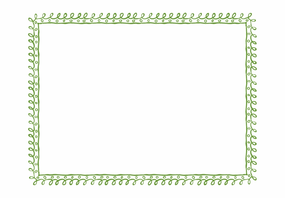 Green Boarders Png Colorful Doodle Borders Png