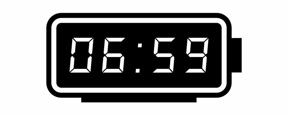 Digital Clock Png Digital Alarm Clock Icon Png