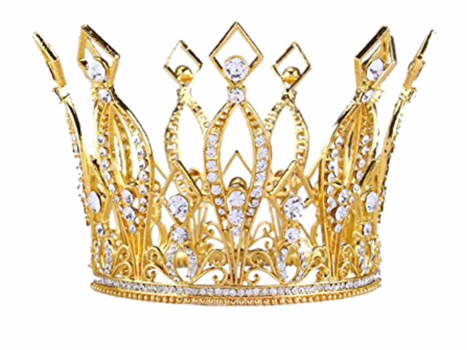 gold princess crown png
