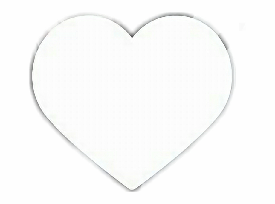 Instagram Heart Png Transparent Images White Heart Black