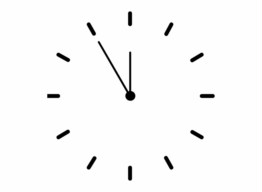Clock Vector Png Analog Clock Without Numbers