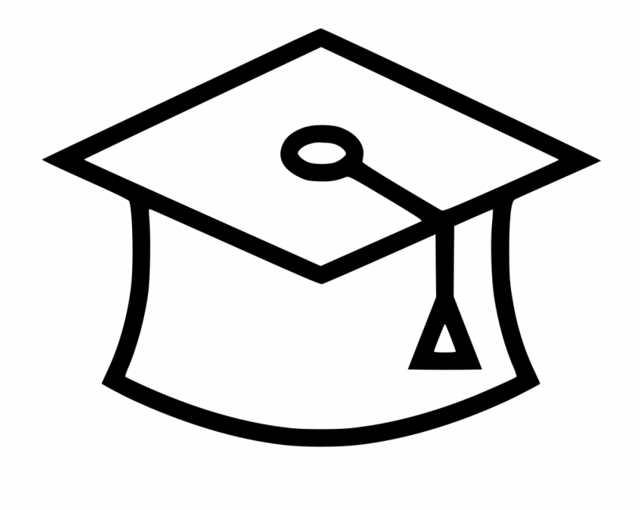 Graduation Cap Learn Comments Graduation Icon White Background