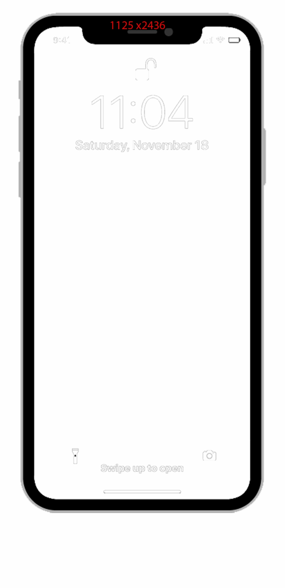 Iphone Png Template Iphone X Template Png