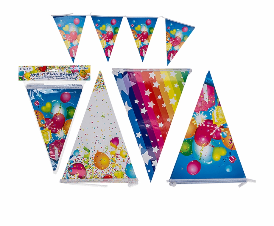 Party Flag Banner Triangle