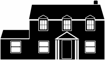 clipart house silhouette png

