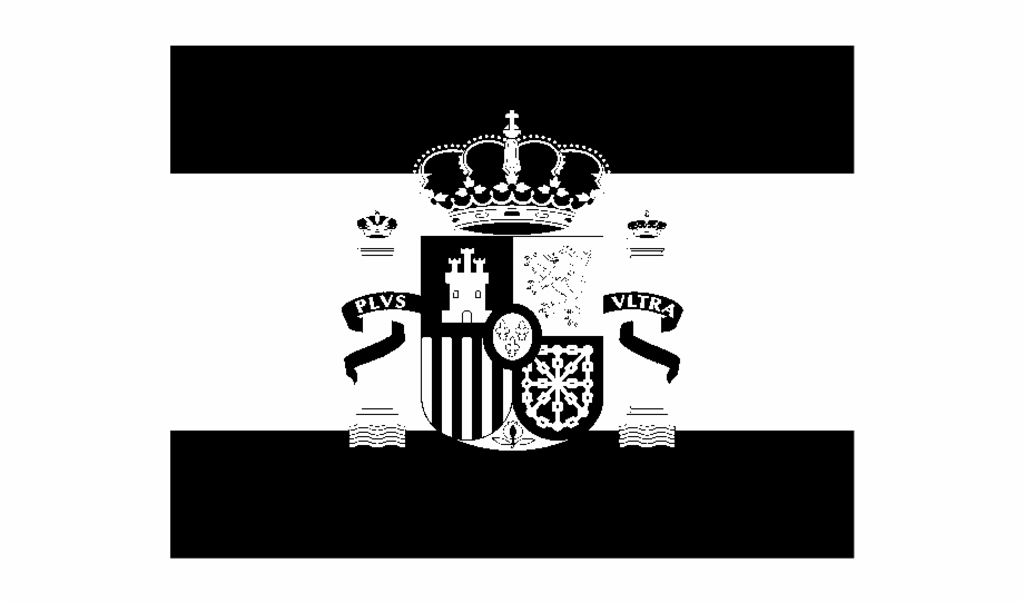 Flag Of Spain Logo Black And White Spain