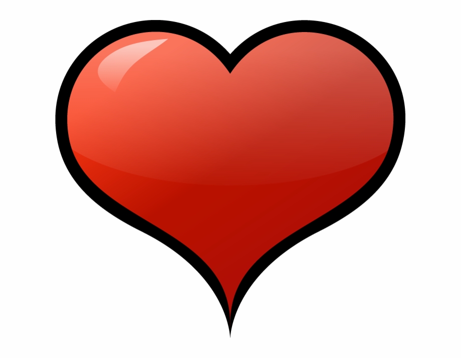 Coeur Rouge Simple Png Heart Clip Art