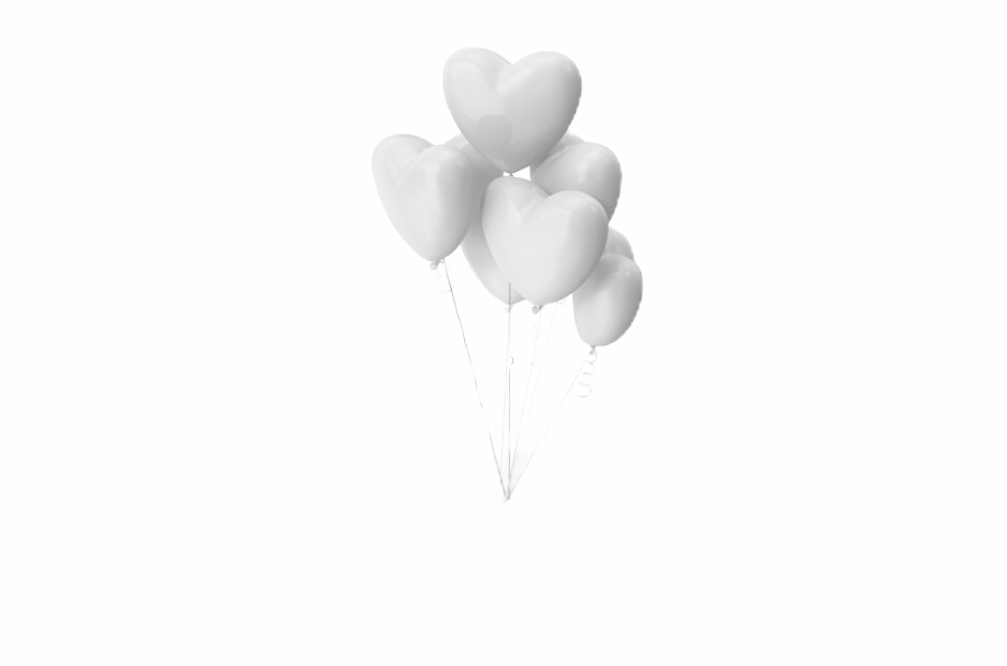 Ftestickers White Balloons Heart Freetoedit Balloon