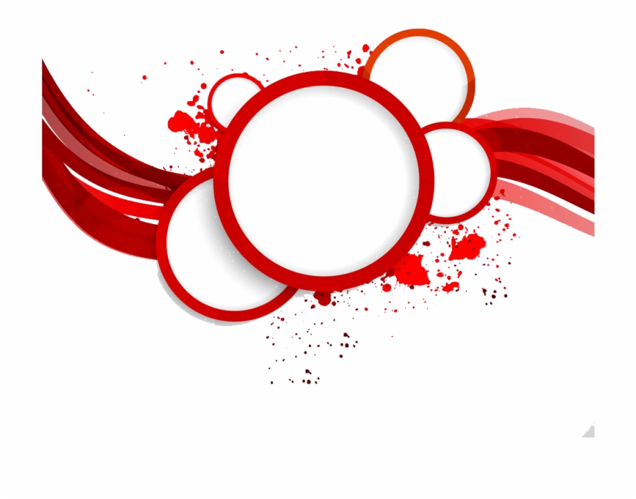 Free Download Red Circle Abstract Art Royalty Free