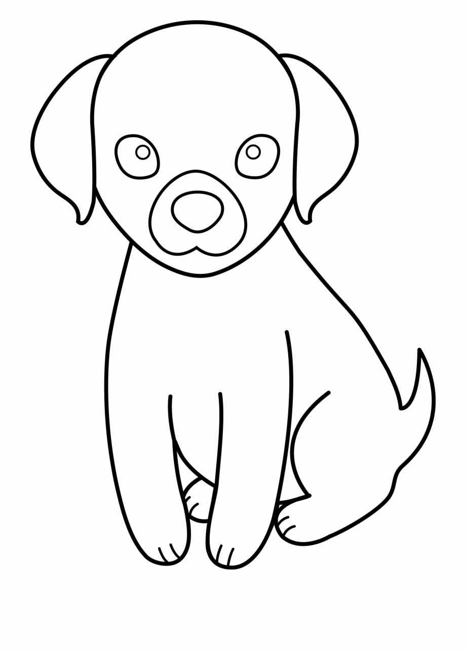 puppy dog drawing easy
