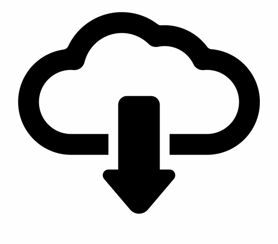 Internet Cloud Download Comments Cloud Internet Logo Black