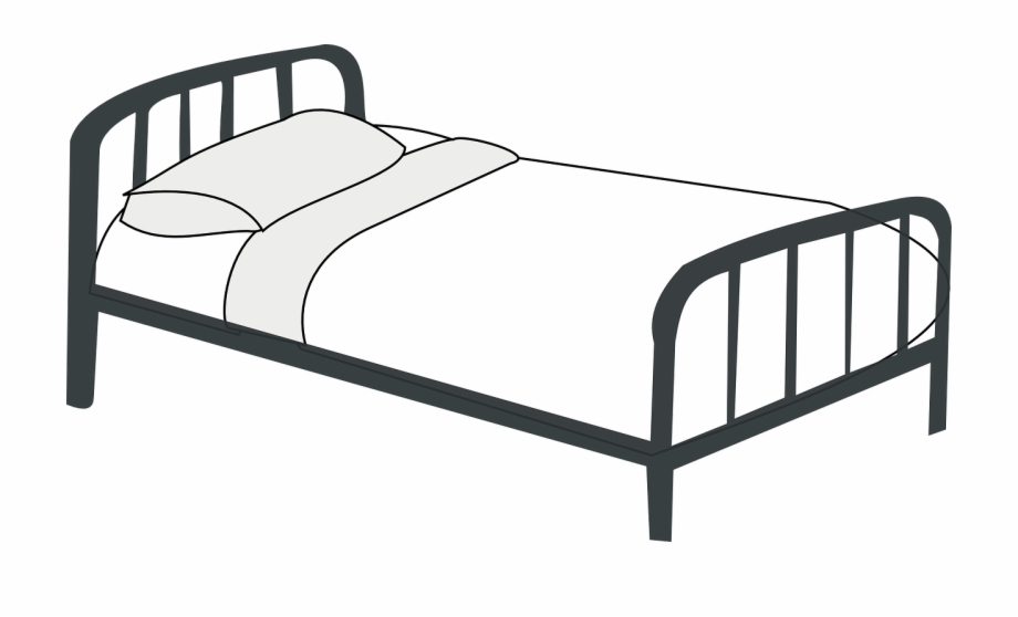 Diagram Bed Clipart Black And White