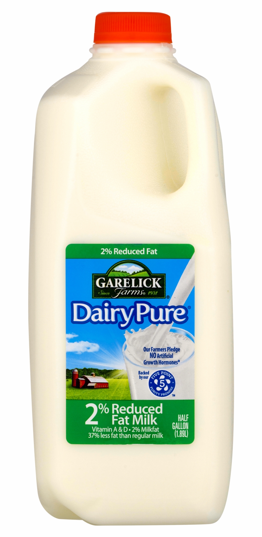 Dairy Pure 2 Milk Half Gallon Garelick Farms