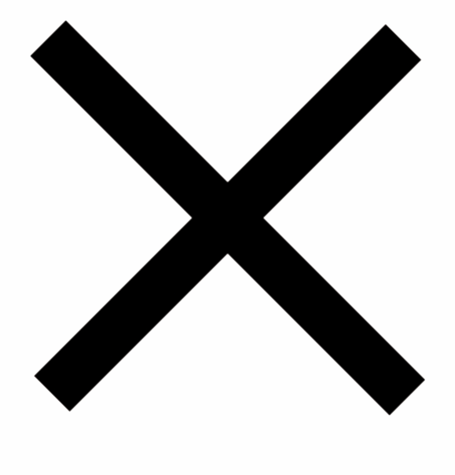 X X Logo X Black And White