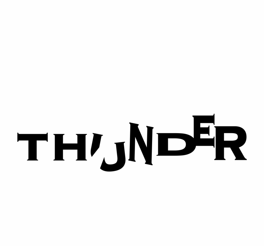 Thunder Black And White Logo Png Images Thunder