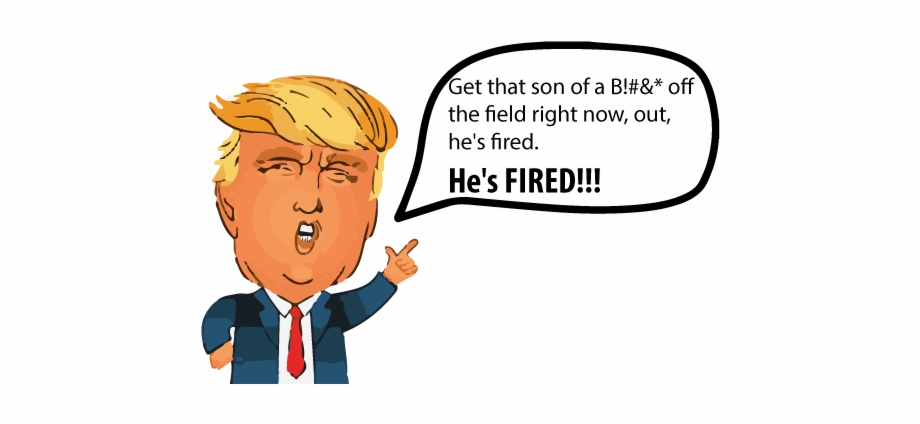 Trump Yelling Easy Cartoon Donald Trump