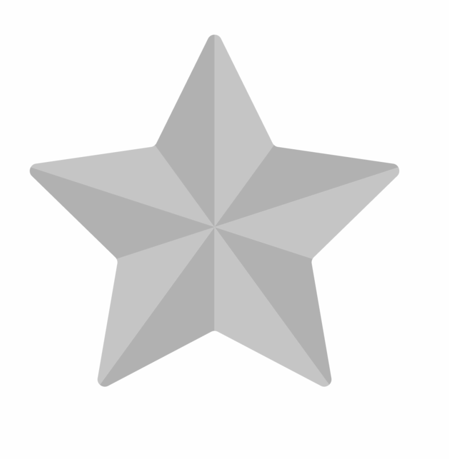 White Star Png Transparent Gold Star With Empty