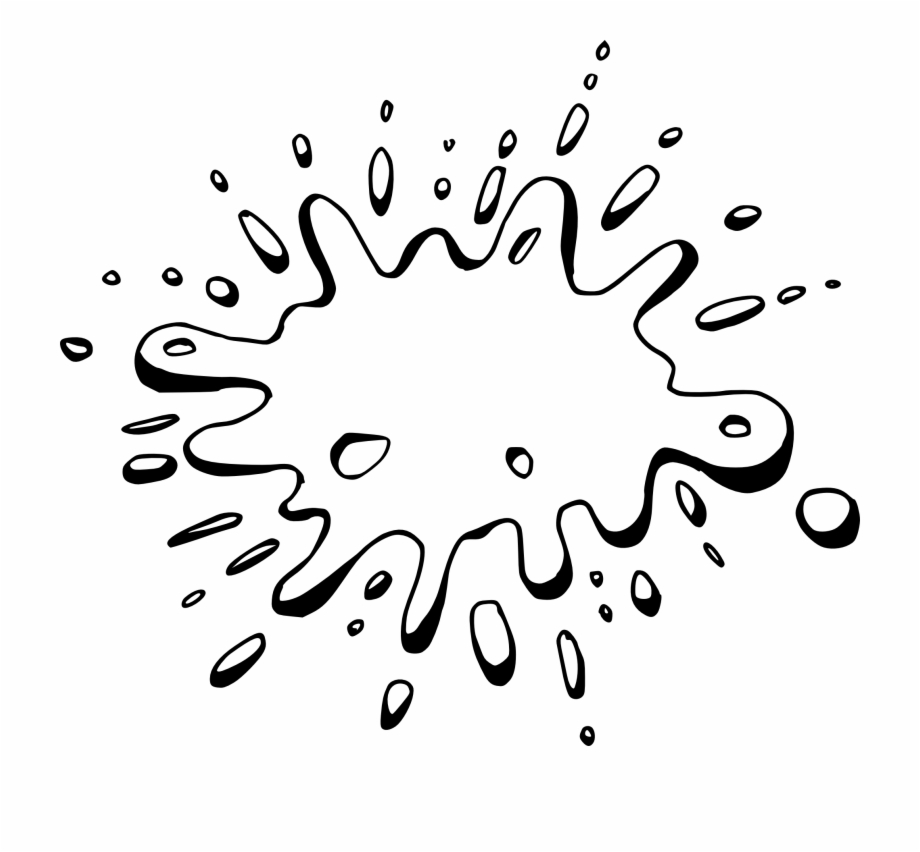 Splash Drawing Transparent White Splash Png