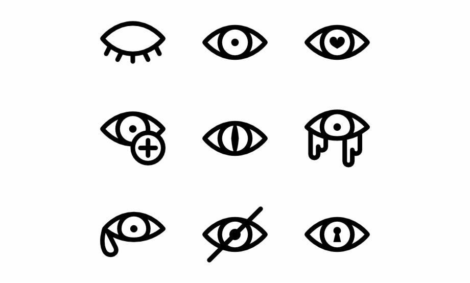Eyes Pack Eye Icon Vector