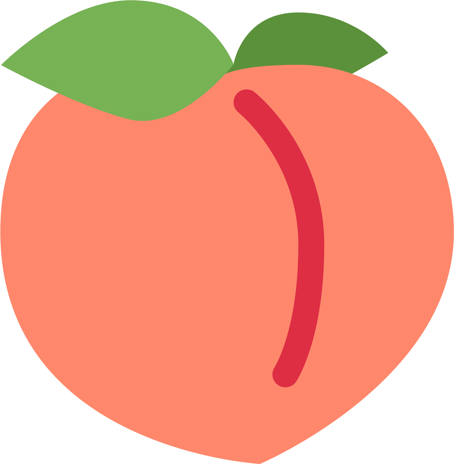 Peach Emoji With Crown Clipart Transparent Download
