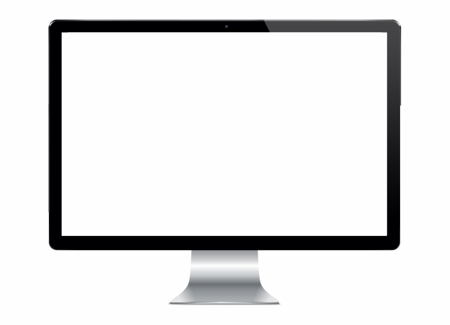 Show Clipart Apple Computer Blank Computer Screen Png
