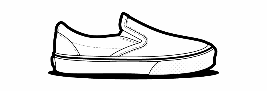 Converse Clipart Vans Shoe Slip On Vans Drawing