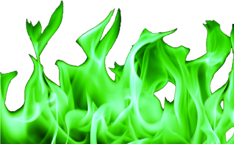 Green Fire Png Flames With No Background