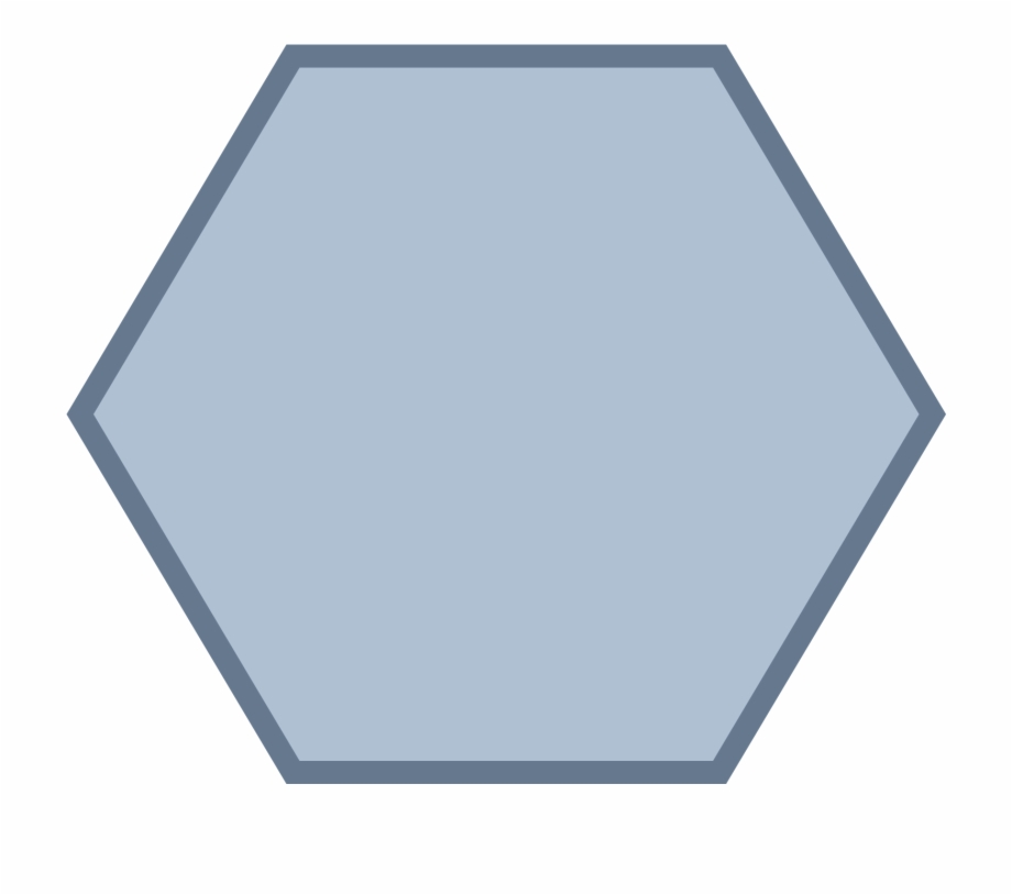 transparent hexagon icon

