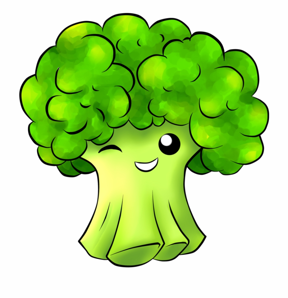 Broccoli Clipart Animated Cute Broccoli Png