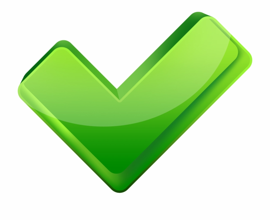 Green Check Png Transparent Check Icon