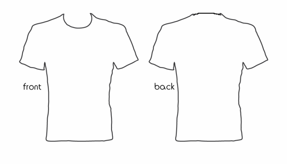 T Shirt Outline Png Tshirt Design