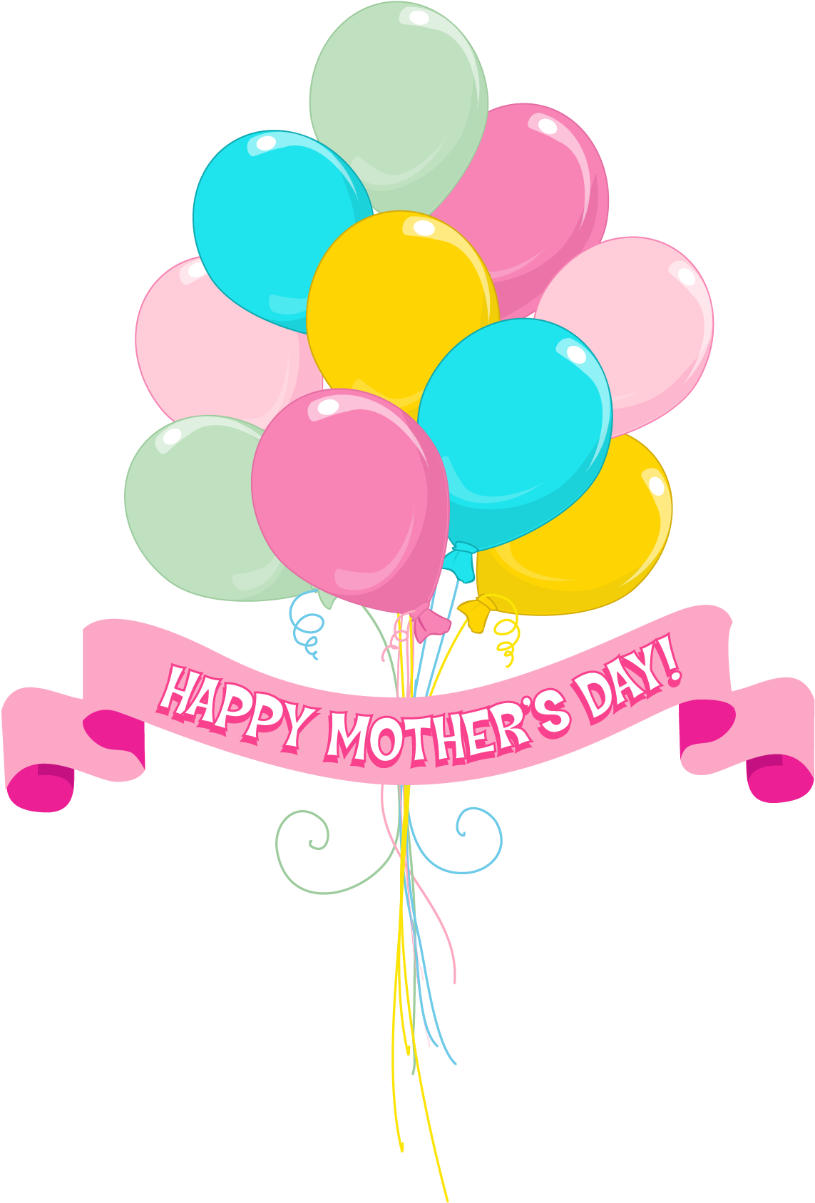 Happy Mothers Day Freebie Balloon
