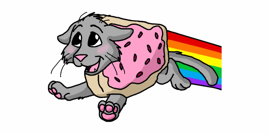 Nyan Cat Nyan Cat Cartoon Png