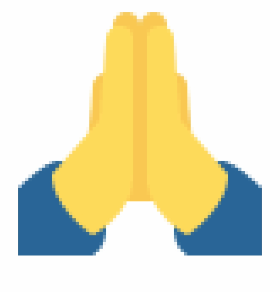 Prayer Hands Emoji Png Praying Emoji Twitter Clip Art Library