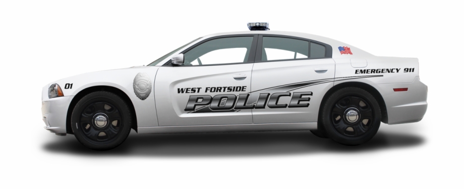 Csd 1088 White Police Car Graphics