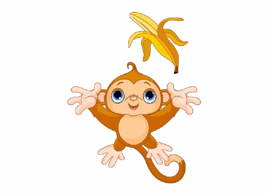 Clipart Monkey Character Transparent Transparent Background Monkey Clipart
