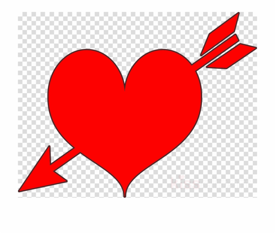 Red Heart With Arrow Clipart Clip Art Heart