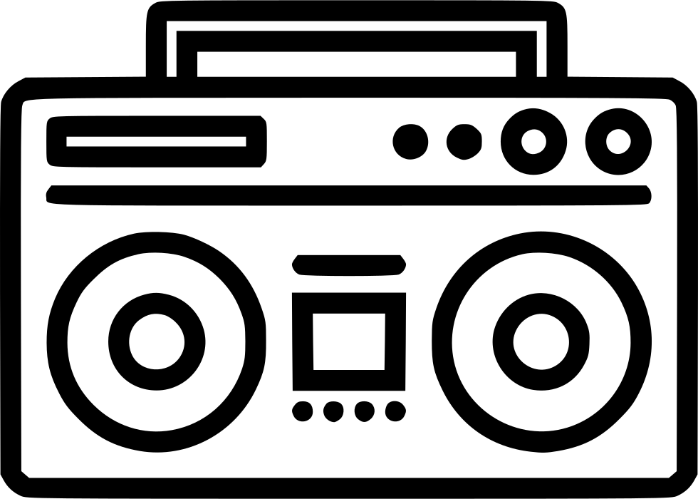 Svg Icon Free Download Boombox
