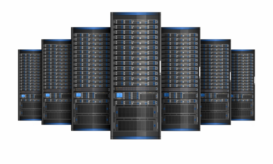 Row Of Servers Tinypng Mask Tower Server Image