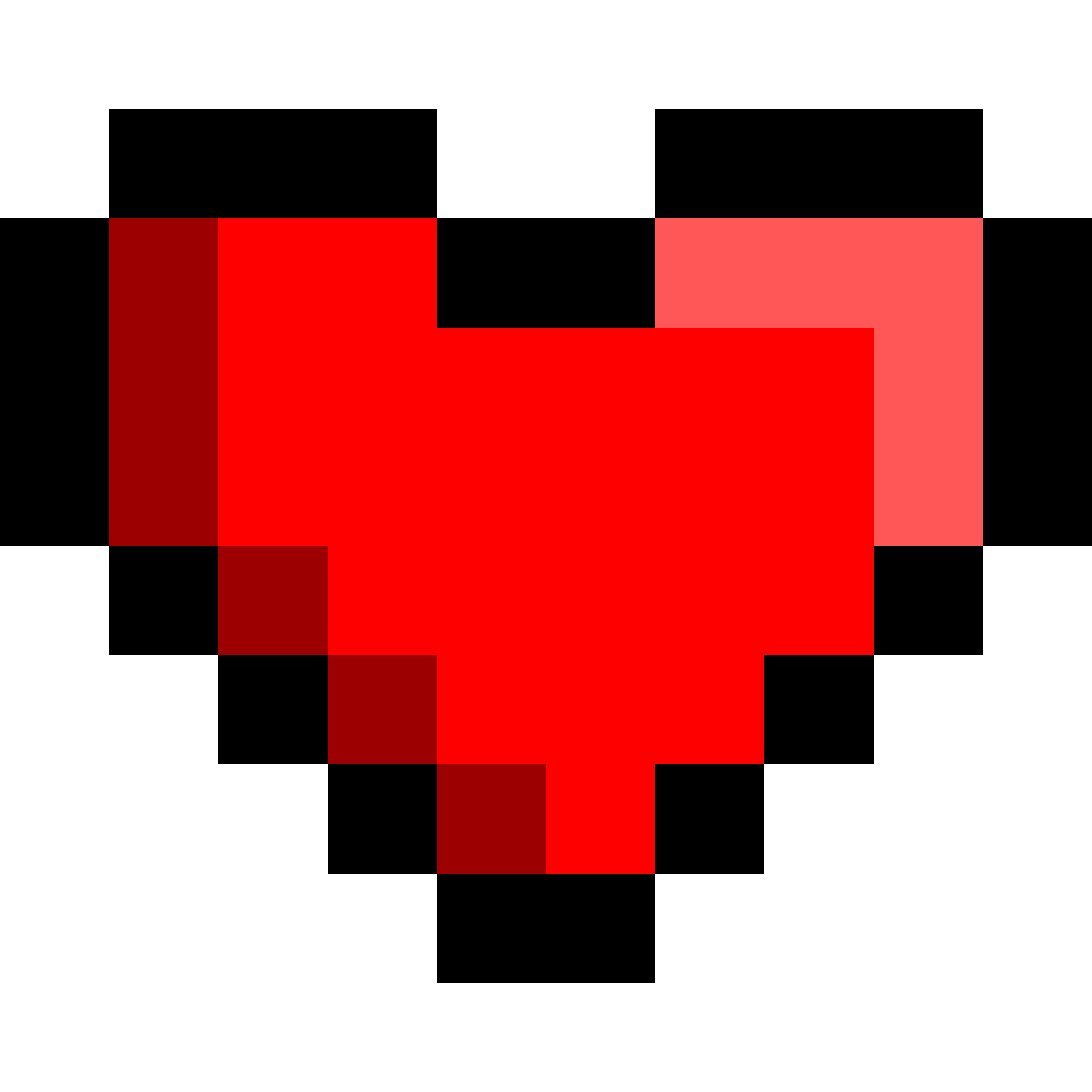 Pixel Hearts Png