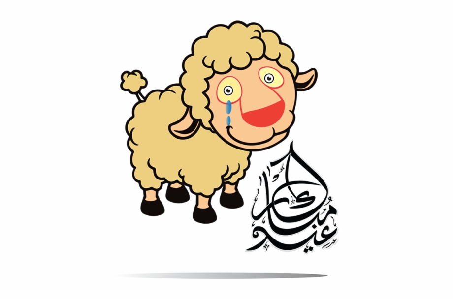 Drawing Sheep Cartoon Eid Mubarak Wallpaper Hd