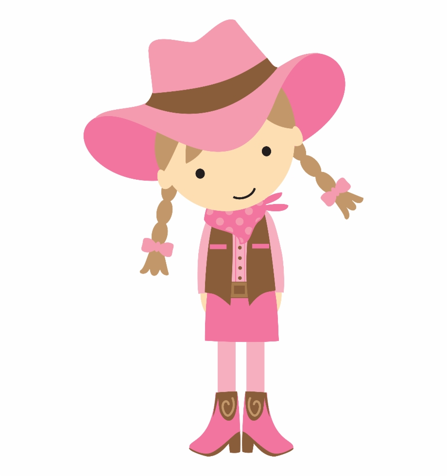 Cowgirl Clipart Western Party Cowboy Girl Clipart