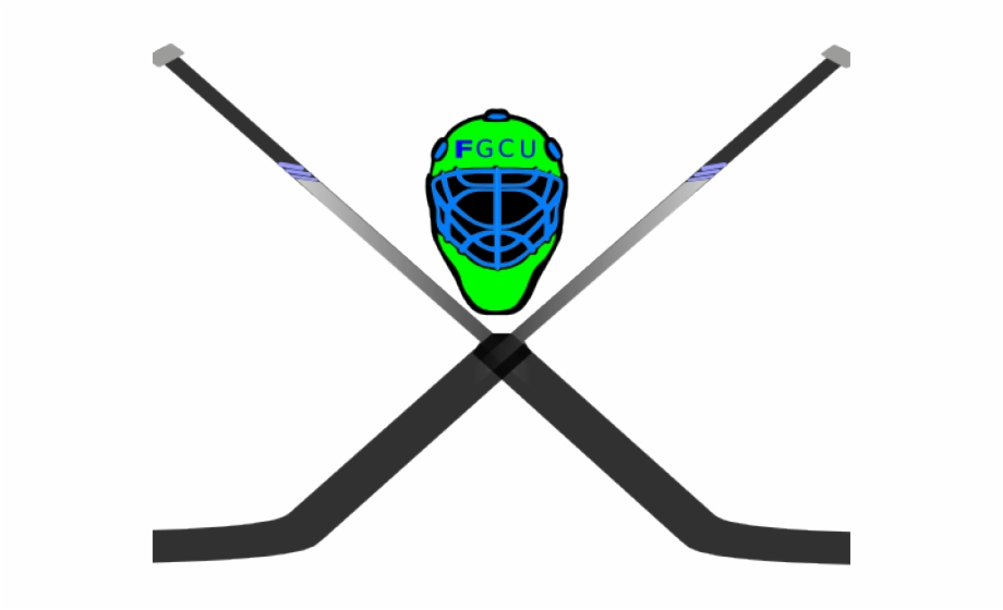 Hockey Clipart Crossed Floorball