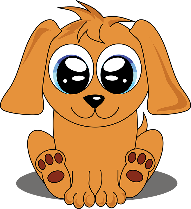 Puppy Cute Adorable Digital Cartoon Dog Animal Animated