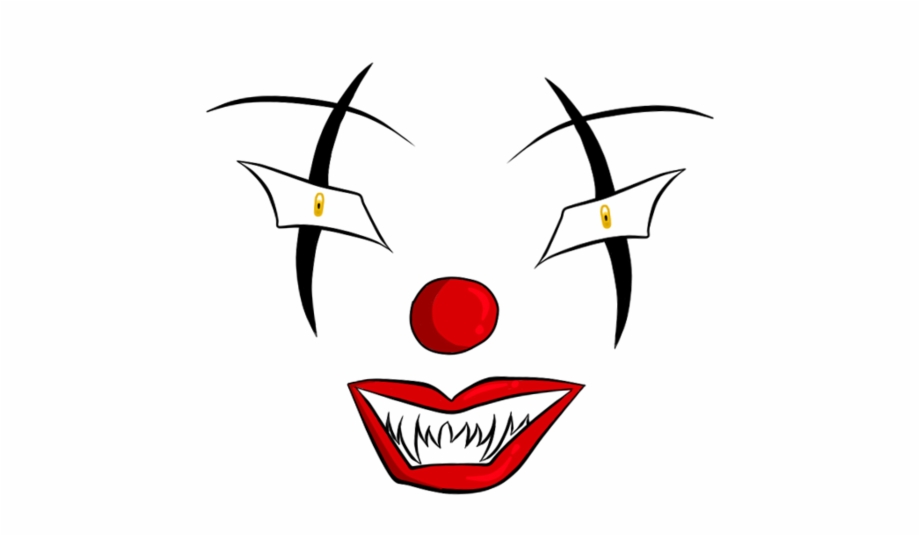 Clown Makeup Png Scary Clowns Png Transparent