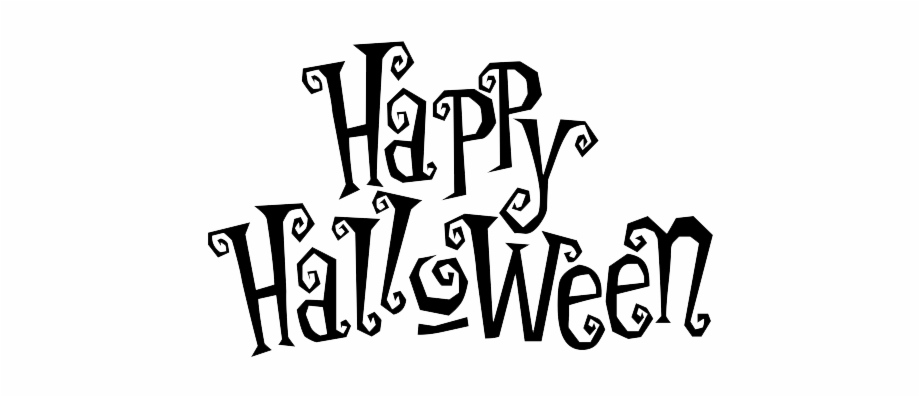 Happy Halloween Word Art