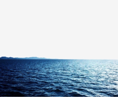 ocean surface transparent background
